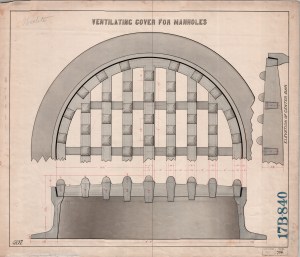 Ventilating cover for manholes