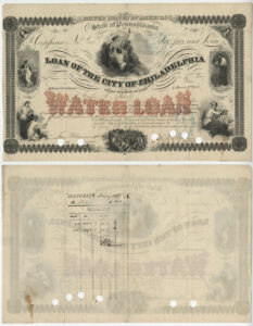1872 water loan certificate (2008.001.0067)
