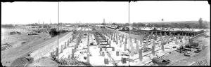 1902 photo of Upper Roxborough Filter beds under construction