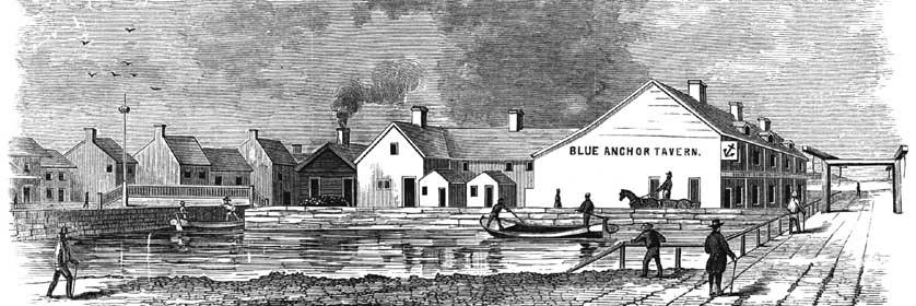 Dock Creek Sewer in 1849
