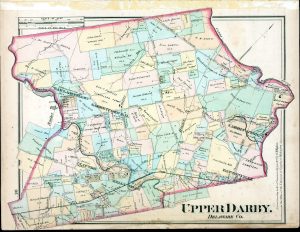 Upper Darby map, G.M. Hopkins 1877