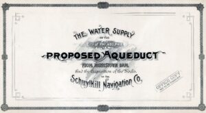 Black-and-white image of an ornately lettered document with a decorative border