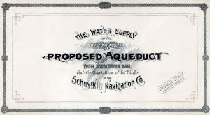 Black-and-white image of an ornately lettered document with a decorative border