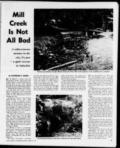 Mill Creek Is Not All Bad, Inquirer, Aug. 27, 1961