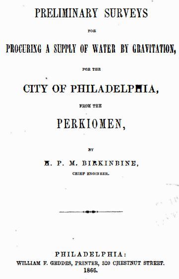 Black-and-white image of the title page of a government report
